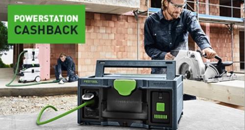 Festool PowerStation - 500€ takaisin hinnasta - Cash Back