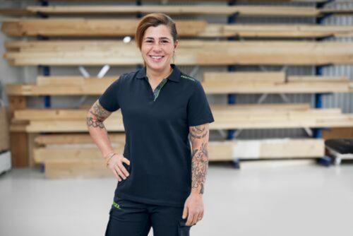 Festool - HVCC tummansininen naisten poolopaita uusi malli POL-LAD-FT1-M