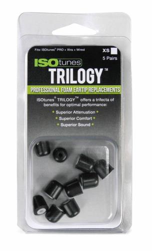 ISOtunes Pro / Xtra / FREE Varatulpat (5 paria) - Extra Small