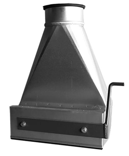 Nordfab - Golvsug QF Ø140 mm - galvaniserat stål