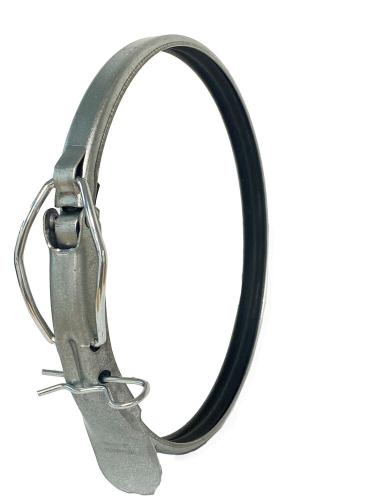 Nordfab - QF clip QF Ø450 mm - galvanised steel, EPDM seal