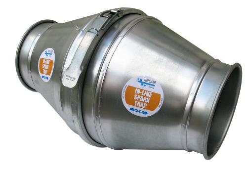 Nordfab - Gnistfälla QF Ø450 mm - galvaniserat stål 0,9 mm