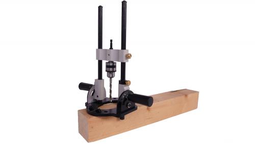 Pivotable Drill Stand with Drill Chuck
