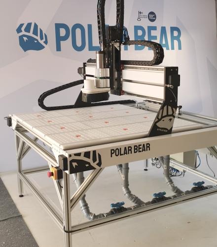 Polar Bear - PRO1512 CNC-Kone - Puolen levyn koko