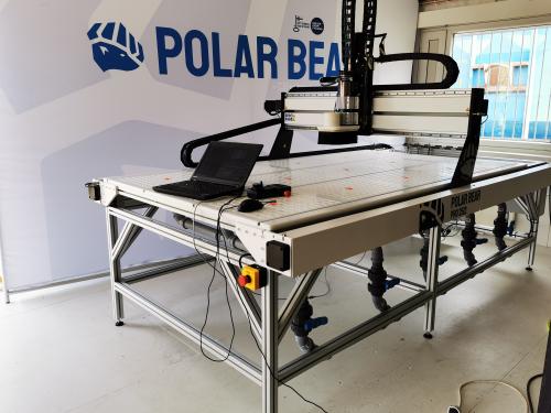 Polar Bear - PRO2512 CNC-Kone - Täyden levyn koko