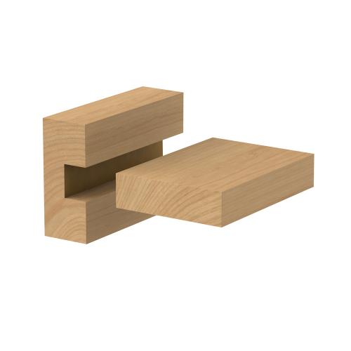 Suora Jyrsinterä HW Z2 S=8 D=17x20x52