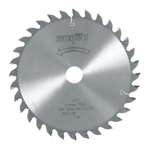 Mafell - TCT saw blade 168 x 1,2/1,8 x 20 mm, Z 32, WZ, for fine sawing in wood