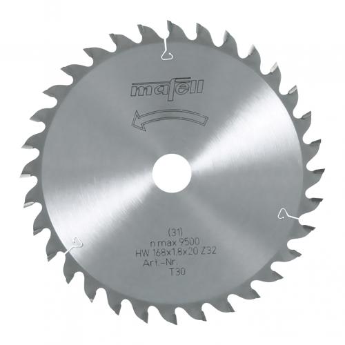 Mafell - TCT saw blade 168 x 1,2/1,8 x 20 mm, Z 32, WZ, for fine sawing in wood