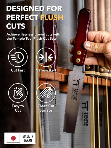 Temple Tool - Japanilainen Flush cut vetosaha (0.4 / 0.4 H17/S20 ) - 150mm