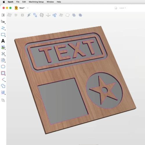 Vectric - Spark - CAD/CAM-ohjelmisto Macille, CNC ja laser