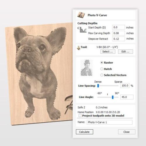 Vectric - VCarve Desktop V12.5 - CAD/CAM-ohjelmisto CNC-jyrsimelle