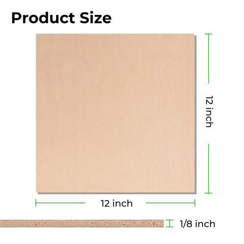 xTool - 3 mm koivuvaneri, 30 x 30cm (30 kpl)