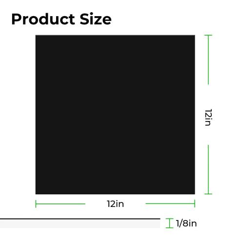 xTool - 1/8" (3mm) kaksivärinen akryylilevy musta-valkoinen (3 kpl)