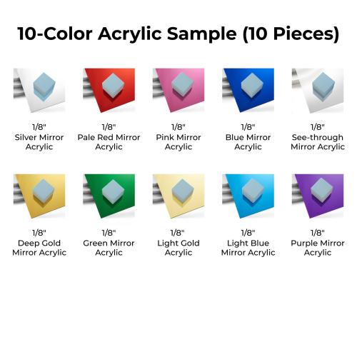 xTool - 3 mm akryylin näytesarja (10 kpl)