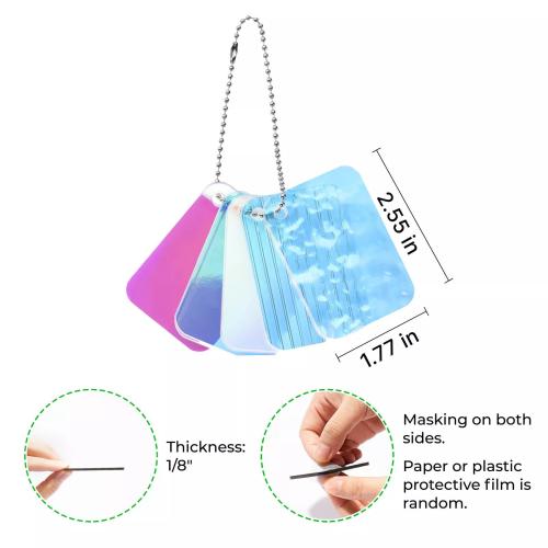 xTool - 3 mm akryylin näytesarja, opaalinhohtoinen (5 kpl)