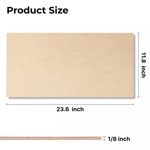 xTool - 3 mm koivuvaneri, 30 × 60 cm (6 kpl)