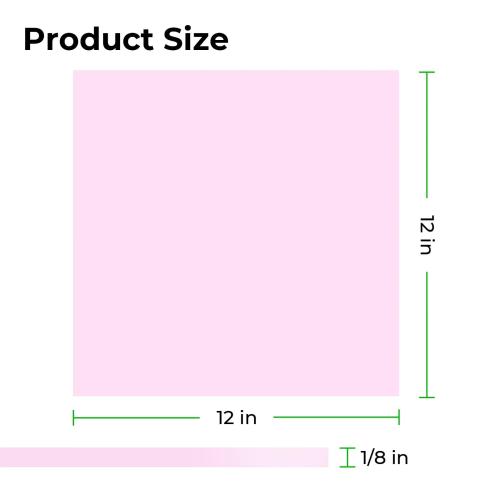 xTool - 3 mm huurreakryylilevy, huurrepintainen, pinkki (3 kpl)