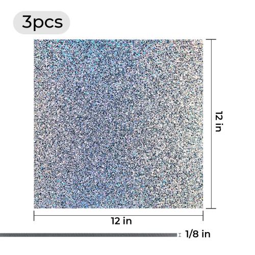 xTool - 3 mm glitterakryylilevy, holografinen (3 kpl)