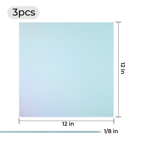 xTool - 3 mm glitterakryylilevy, helmiäishohtoinen, sininen (3 kpl)