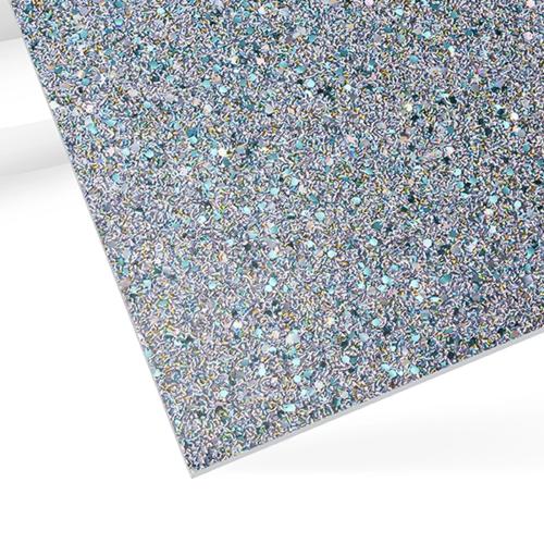 xTool - 3 mm glitterakryylilevy, hopea (3 kpl)