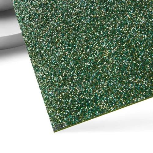 xTool - 3 mm kimalleakryylilevy, vihreä, 30 × 30 cm (3 kpl)