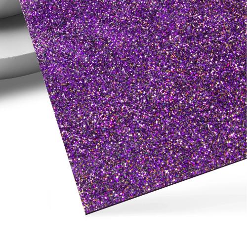 xTool - 3 mm kimalleakryylilevy, violetti, 30 × 30 cm (3 kpl)