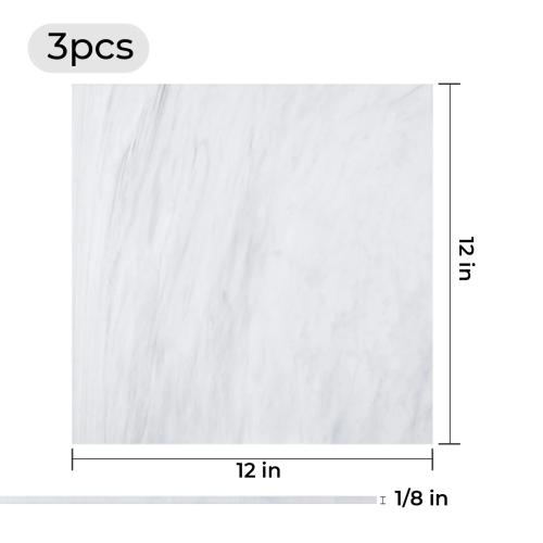 xTool - 3 mm marmorikuvioinen akryylilevy, valkoinen (3 kpl)