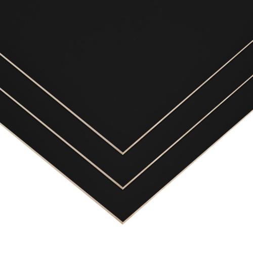 xTool - 3 mm MDF-levy, musta, 30 × 30 cm (3 kpl)