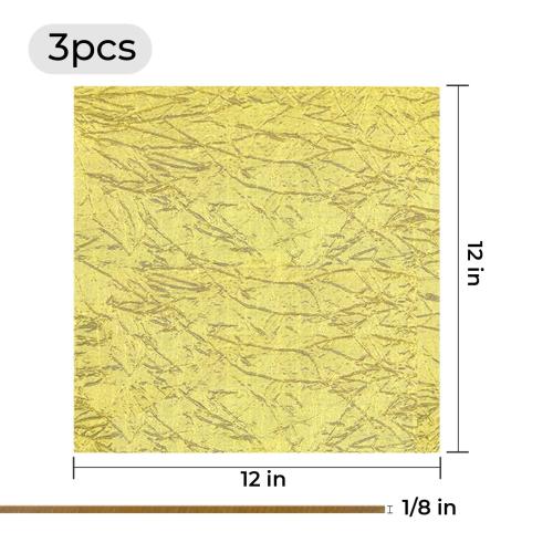xTool - 3 mm metallihohtoinen verkkokuvioakryylilevy, kulta (3 kpl)
