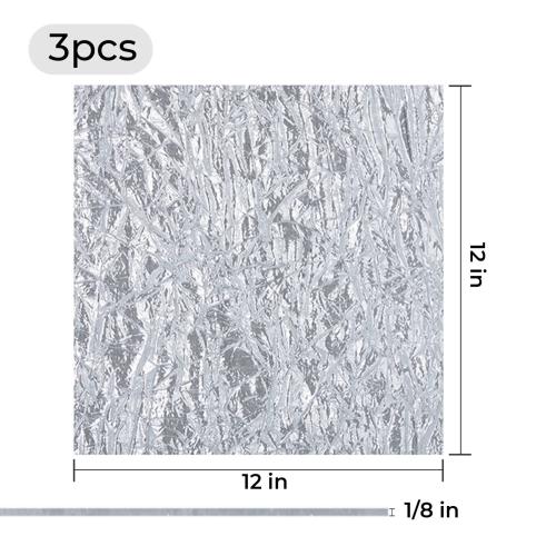 xTool - 3 mm metallihohtoinen verkkokuvioakryylilevy, hopea (3 kpl)