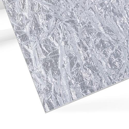 xTool - 3 mm metallihohtoinen verkkokuvioakryylilevy, hopea (3 kpl)