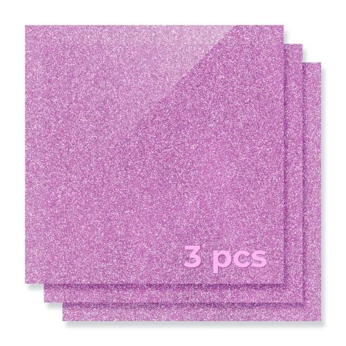 xTool - 3 mm peittävä glitterakryylilevy, pinkki (3 kpl)