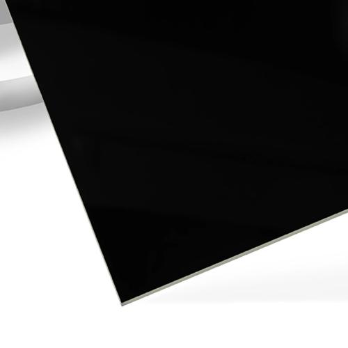 xTool - 3 mm peittävä kiiltävä akryylilevy, musta, 30 × 48 cm (1 kpl)