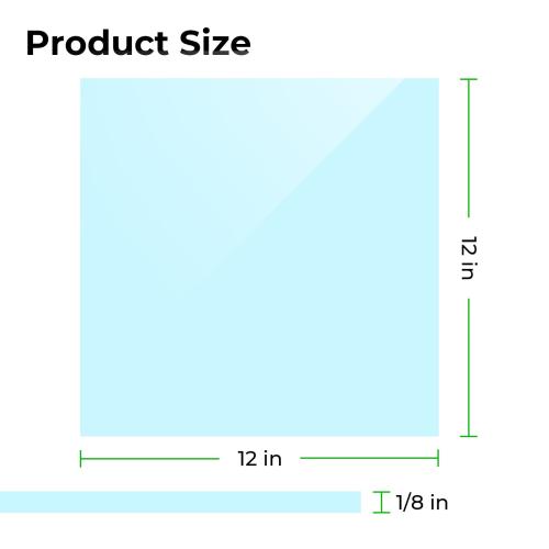 xTool - 3 mm pastelliakryylilevy, vihreä (3 kpl)