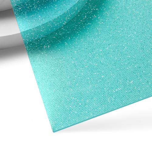 xTool - 3 mm läpikuultava glitterakryylilevy, sininen (3 kpl)