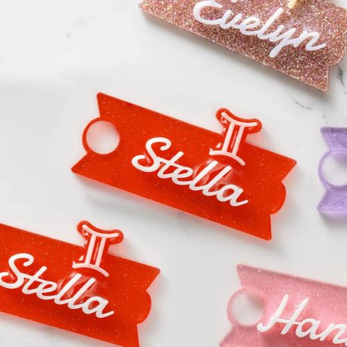 xTool - 3 mm läpikuultava glitterakryylilevy, punainen (3 kpl)