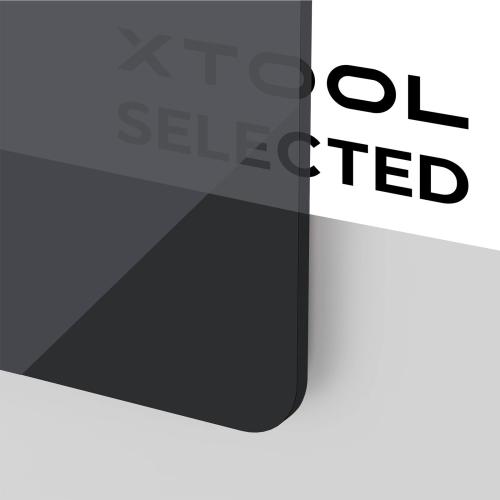 xTool - 3 mm läpikuultava kiiltävä akryylilevy, musta (3 kpl)