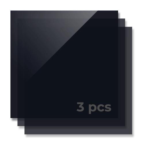 xTool - 3 mm läpikuultava kiiltävä akryylilevy, musta (3 kpl)