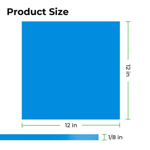 xTool - 3 mm läpikuultava kiiltävä akryylilevy, punainen (3 kpl)