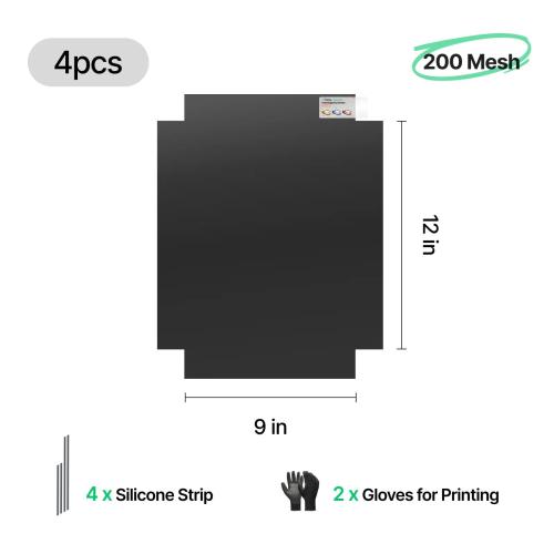 xTool - 9" x 12" 200 mesh polyesteri pikakaiverrusseula (4 kpl)