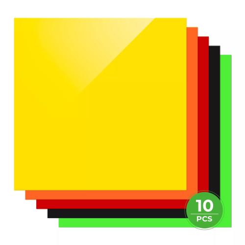 xTool - Akryylilevyjen kokeilupakkaus 1/8" (10 kpl)