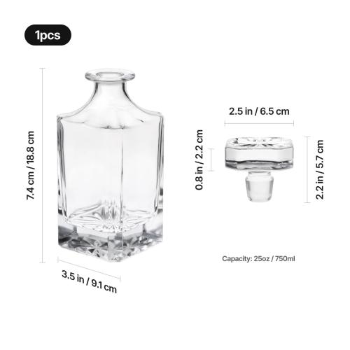 xTool - kaiverrettava viskikarahvi, 25 oz (739 ml) (1 kpl)