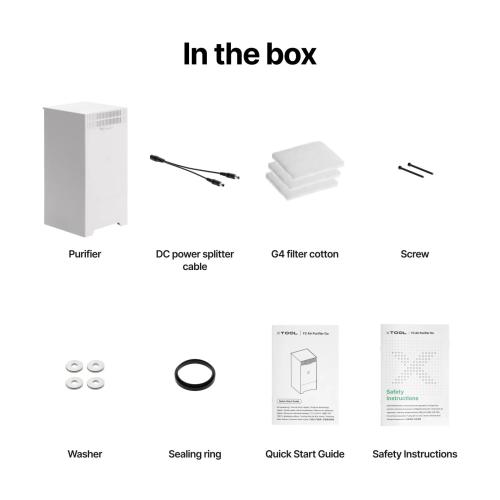 xTool - F2 Air Purifier Go - reppumallinen ilmanpuhdistin