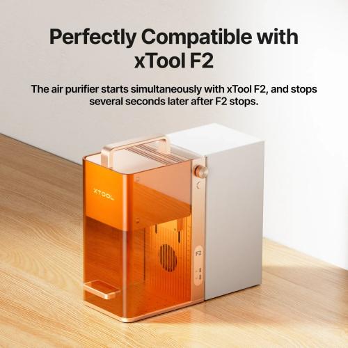 xTool - F2 Air Purifier Go - reppumallinen ilmanpuhdistin