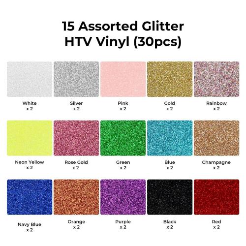 xTool - laserturvallinen glittersiirtokalvo (30 kpl)