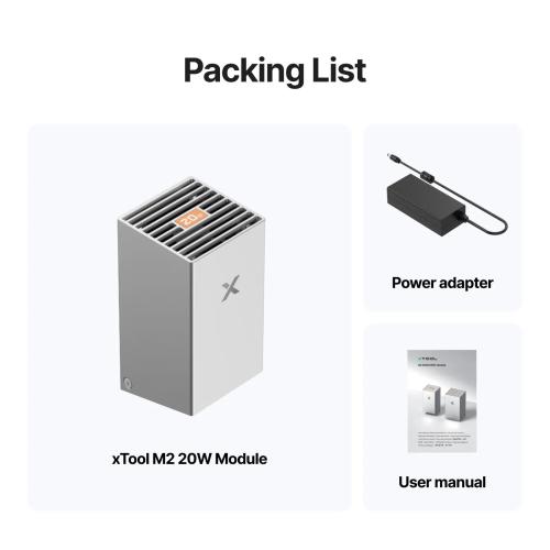 xTool - M2 20W lasermoduuli (455 nm diodi)