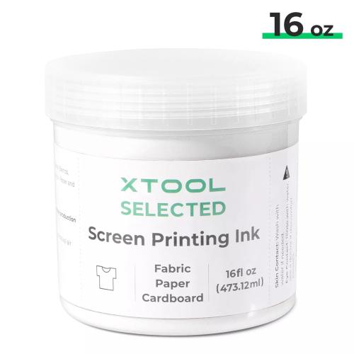 xTool - silkkipainoväri, valkoinen, 473 ml
