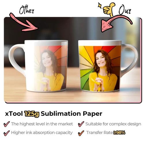 xTool - sublimaatiopaperi (150 kpl)