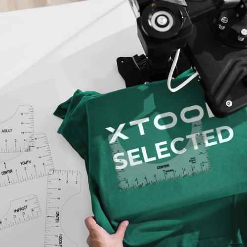 xTool - T-paitaviivainsarja siirtokuvien kohdistukseen