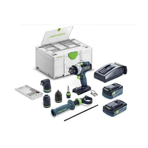 Festool - Akkuiskuporakone TPC 18/4 5,2/4,0 I-Set/XL QUADRIVE